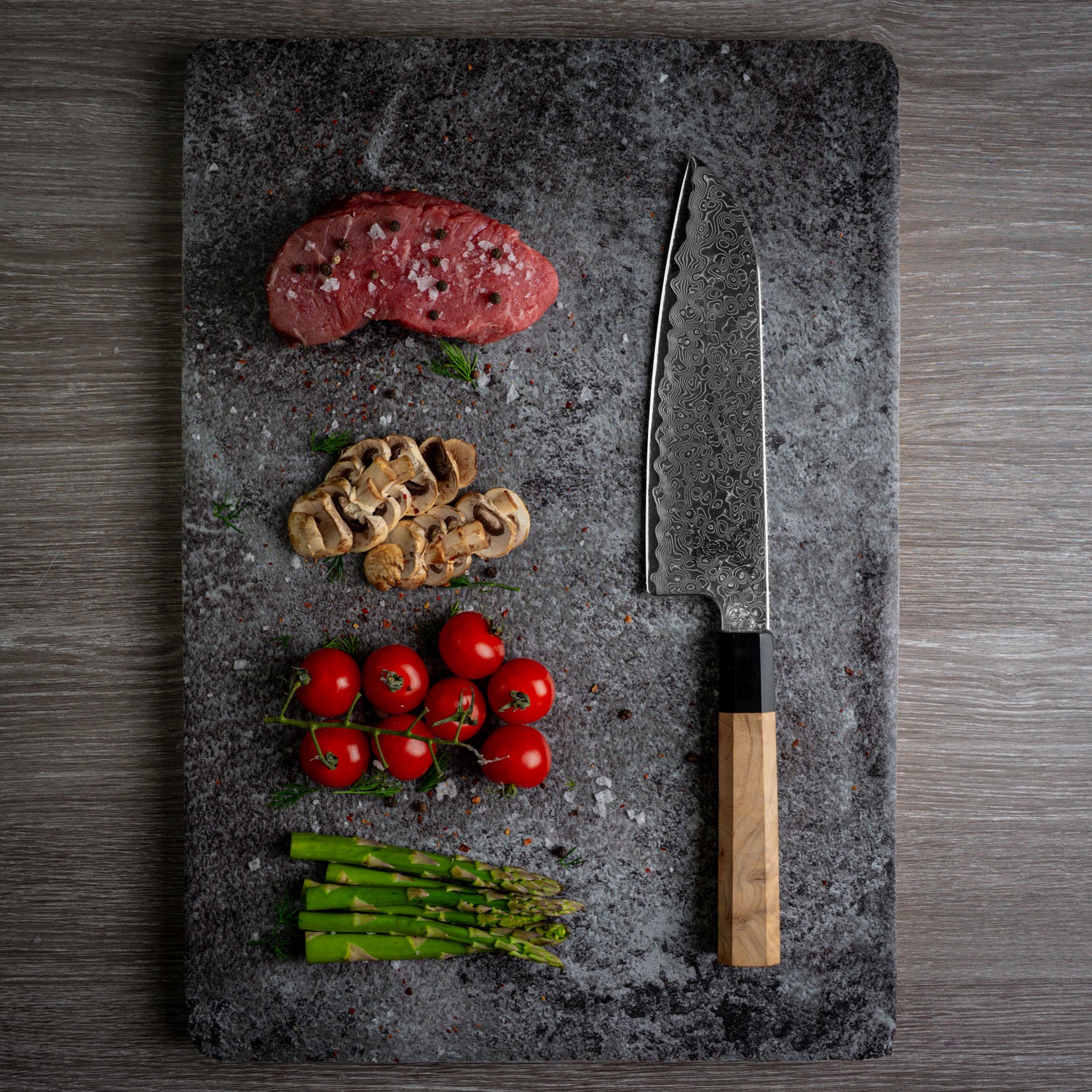 Skarph | Damaskus knivsett