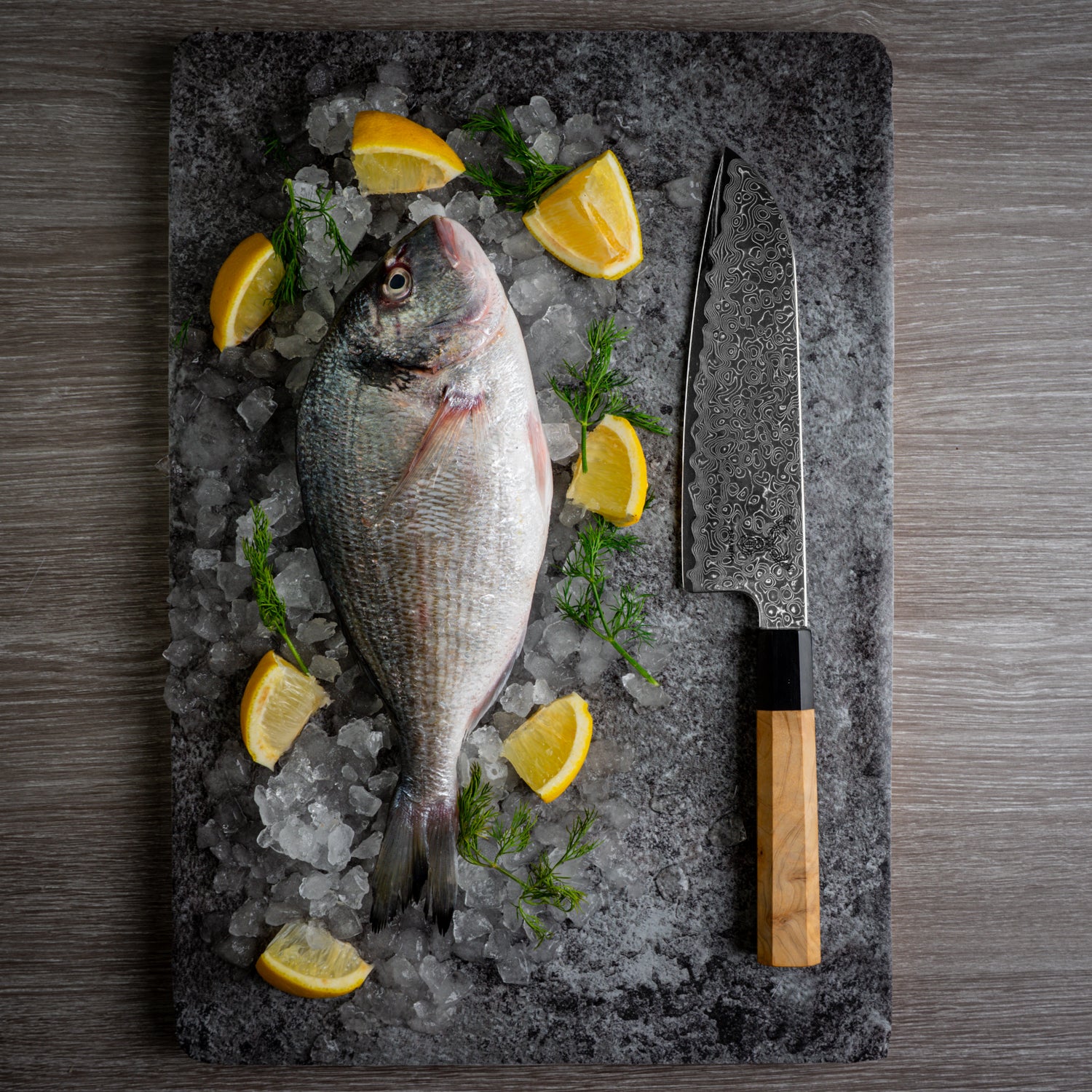 Skarph | Damaskus knivsett