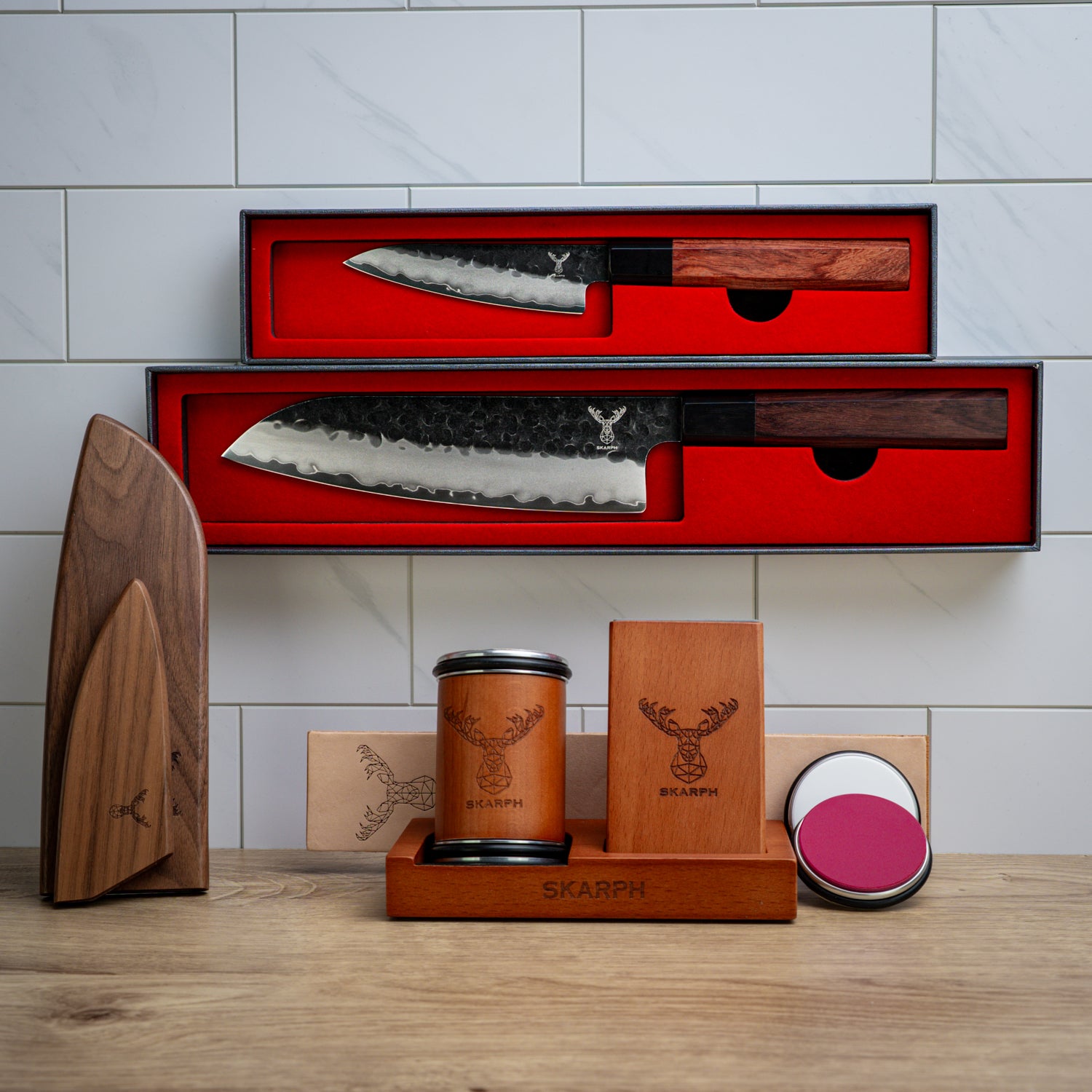 Skarph | Slipesett - Retro Knivsett