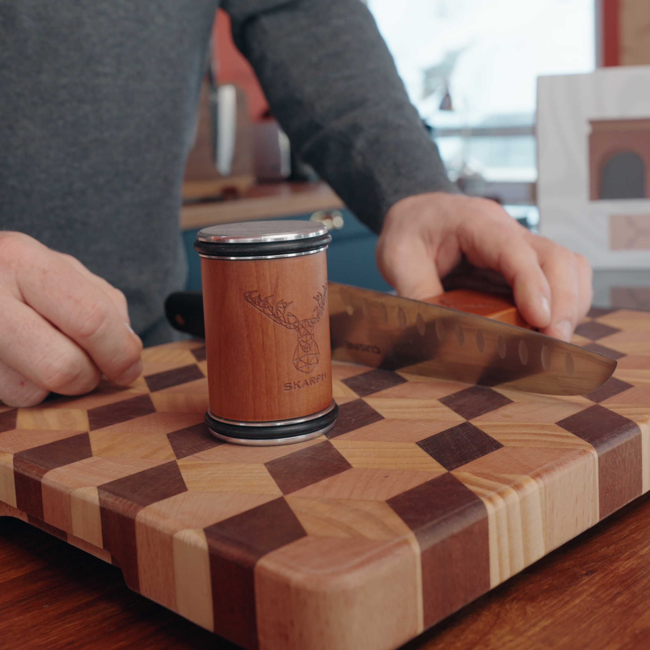 Skarph Pro Knivsliper | Slipesett